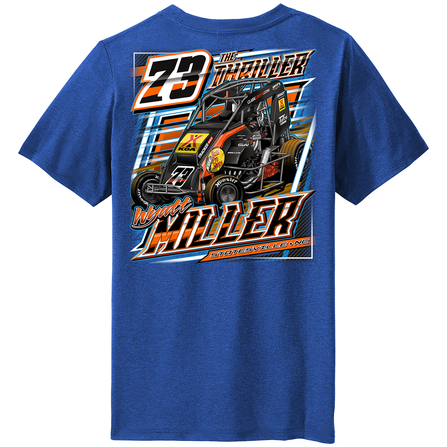 YOUTH 2025 Micro Wyatt Miller Tshirt - Royal