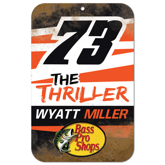 Wyatt Miller Plastic Sign 11 x 17