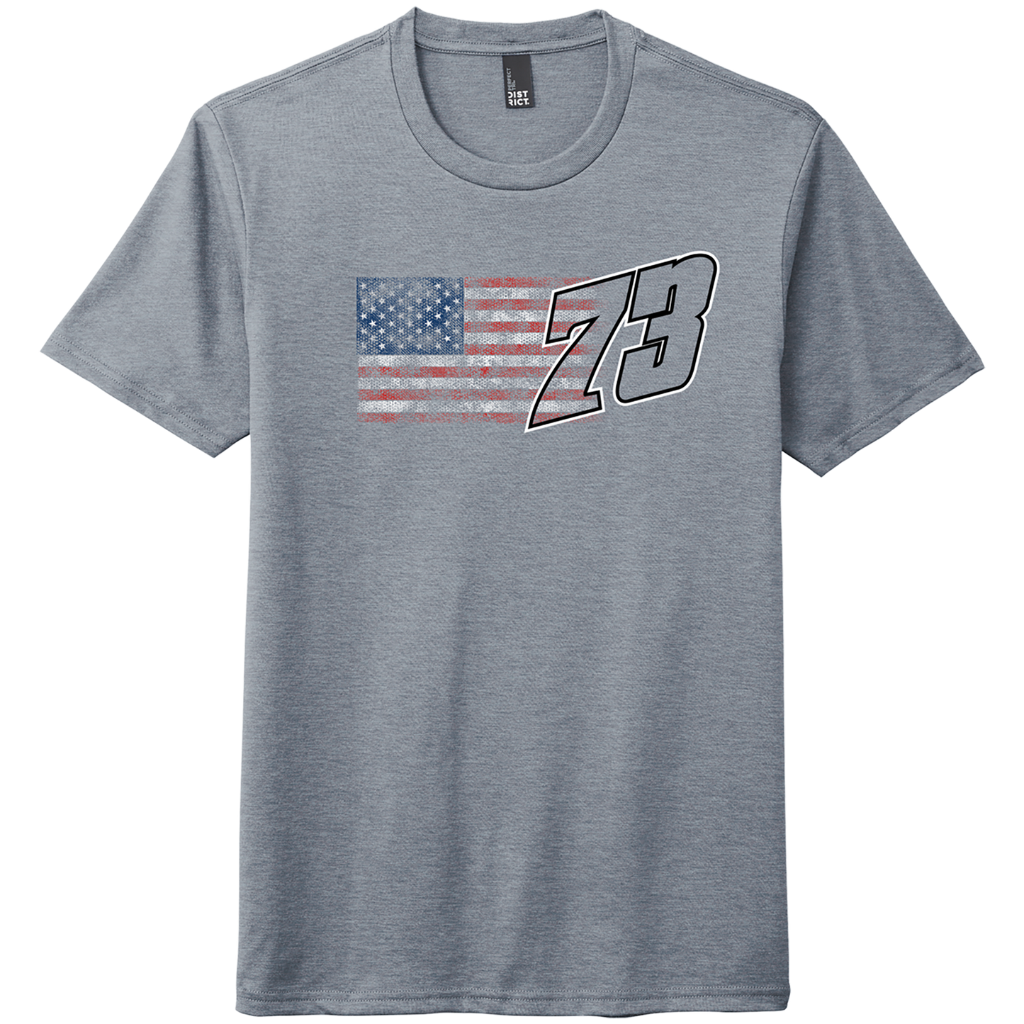 Flint Blue #73 Miller Flag T-shirt