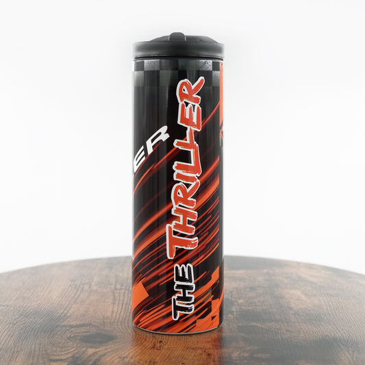Wyatt Miller Tumbler - Black/Orange The Thriller