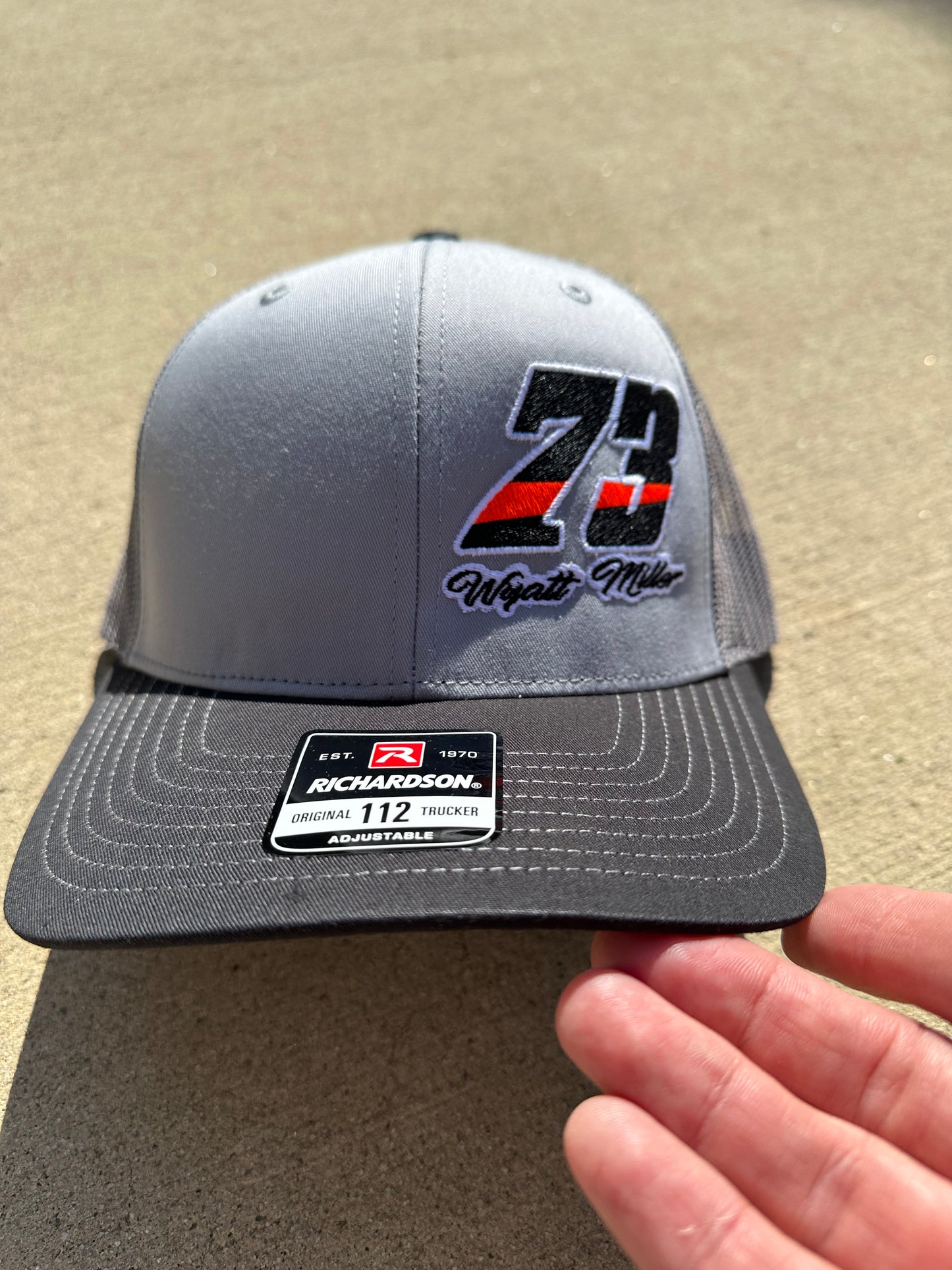 Grey #73 Hat