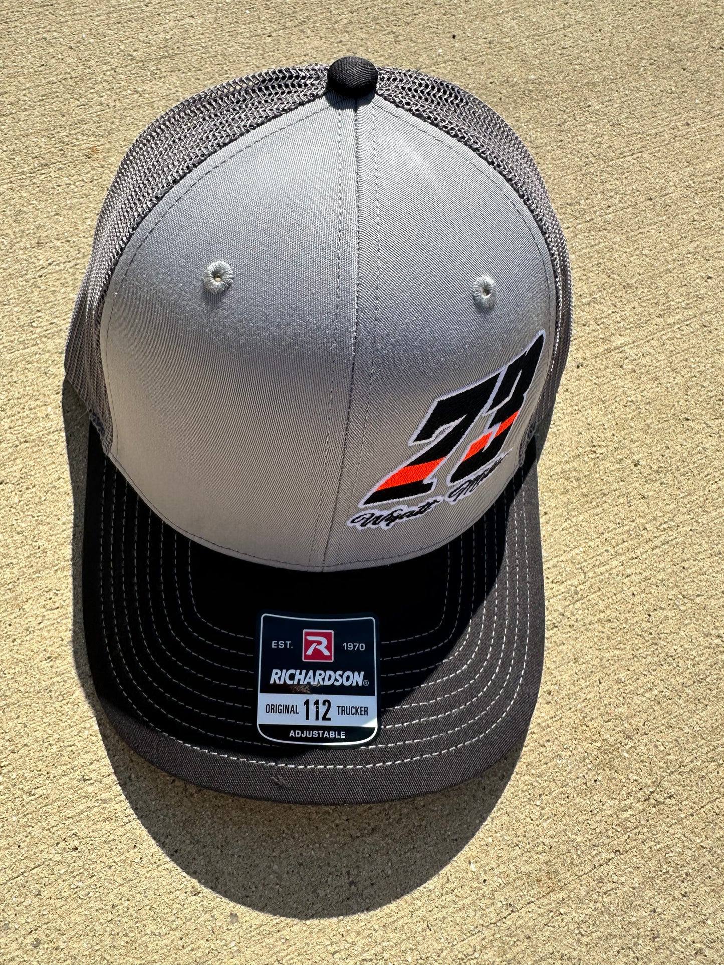 Grey #73 Hat