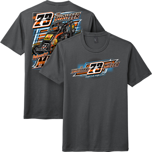 ADULT 2025 Micro Wyatt Miller Tshirt - Charcoal
